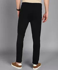 COMFITS Men's Boys Black Lastest Stylish Casual  Formal Plain Jeans (28)-thumb1