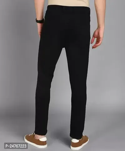 COMFITS Men's Boys Black Lastest Stylish Casual  Formal Plain Jeans (28)-thumb2