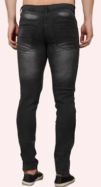 KETCH Men's Slim Jeans (KHJN000045_Charcoal_32)-thumb1