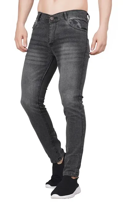 Stylish Denim Solid Jeans for Men