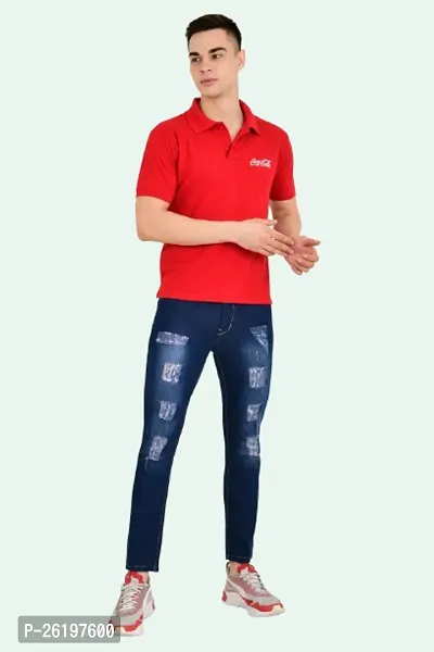 Jeancherry Men Blue Jeans-thumb3