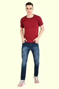 Comfits 210-B-1-Men Blue Rough Jeans-BR-thumb2