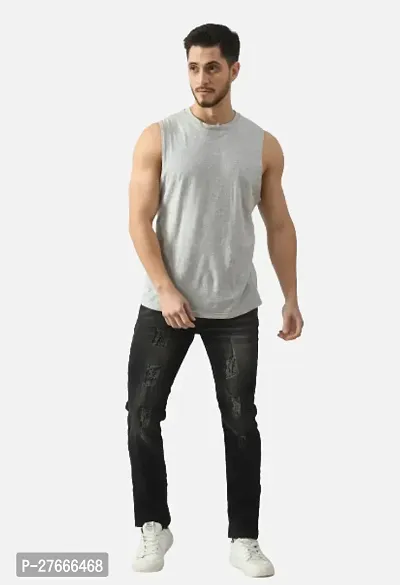 Classic Cotton Blend Solid Jean for Men-thumb3