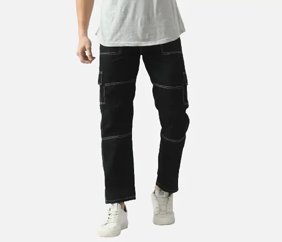 Classic Cotton Blend Solid Jean for Men