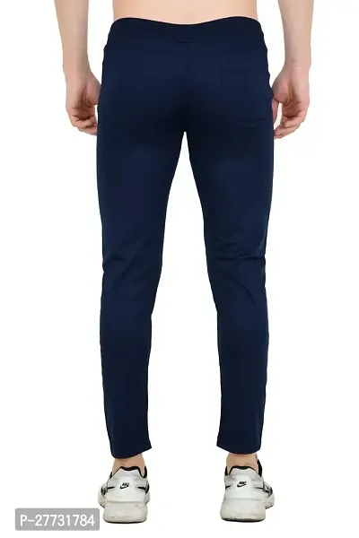 Classic Cotton Blend Solid Track Pant for Men-thumb2