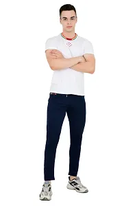 Classic Cotton Blend Solid Track Pant for Men-thumb2