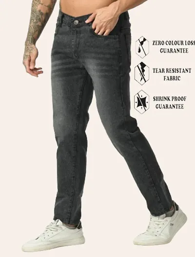 Classic Blend Solid Jeans for Men