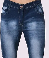 Stylish Cotton Blend Jeans For Men-thumb2