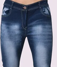 Stylish Cotton Blend Jeans For Men-thumb1