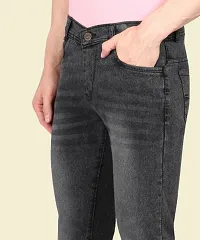 Stylish Cotton Blend Jeans For Men-thumb1