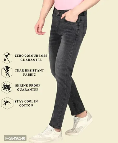 Stylish Cotton Blend Jeans For Men