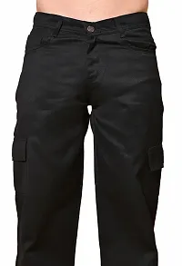 Comfits Baggy Fit Denim Baggy Black Pocket Jeans-thumb3