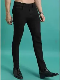 Stylish Denim Solid Jeans for Men-thumb1