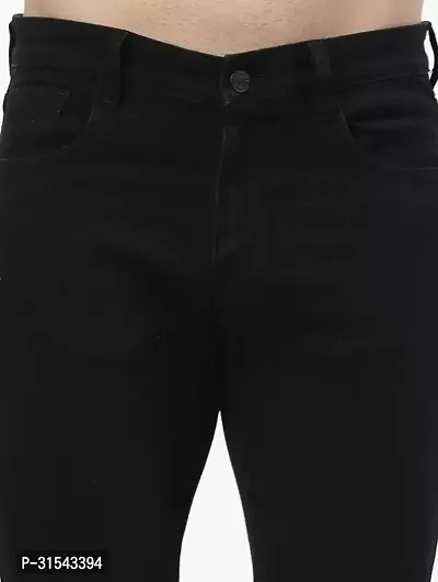 Stylish Denim Solid Jeans for Men-thumb3