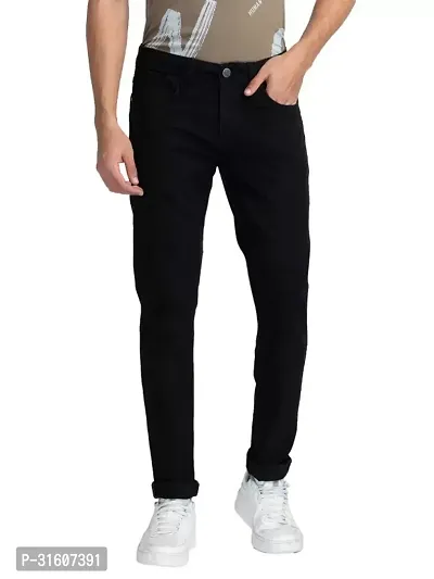 Stylish Denim Solid Jeans for Men-thumb0