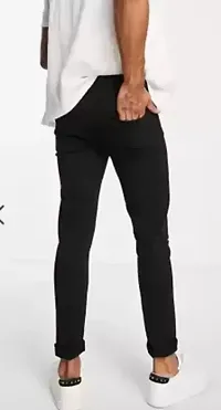 Stylish Denim Solid Jeans for Men-thumb1