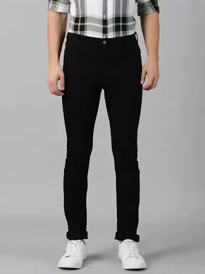 Stylish High-Rise Jeans Blend Jeans For Men