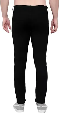 Comfits Straight Fit Denim Black Plain Jeans-thumb2