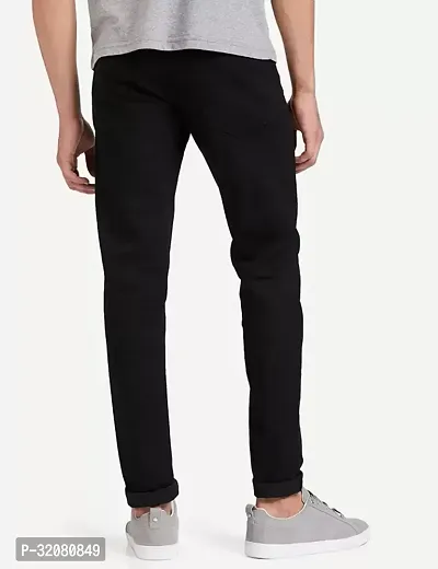 Trendy Denim Solid Jeans For Men-thumb3