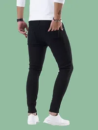 Comfits Straight Fit Denim Black Plain Jeans-thumb1