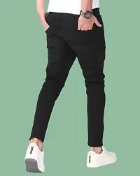 Comfits Straight Fit Denim Black Plain Jeans-thumb1