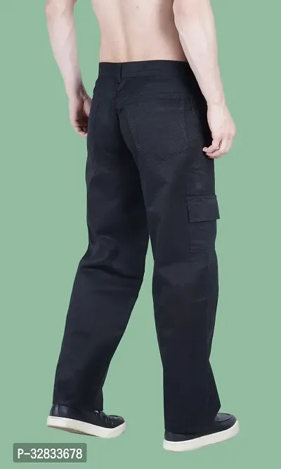 Stylish Denim Solid Jeans for Men-thumb3