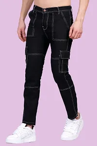 Stylish Denim Solid Jeans for Men-thumb1