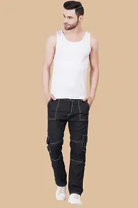 Stylish Denim Solid Jeans for Men-thumb3