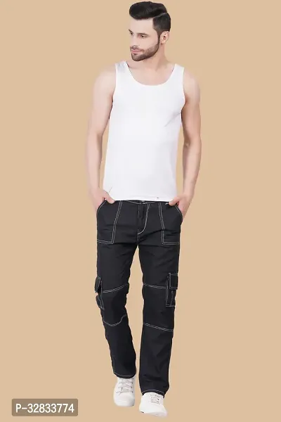 Stylish Denim Solid Jeans for Men-thumb4