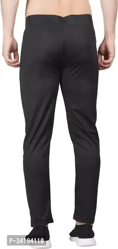 Jeancherry Regular Fit Men Black Track Pant-thumb5