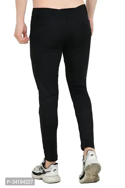 Comfits Regular Fit Men Black Track Pant-thumb2