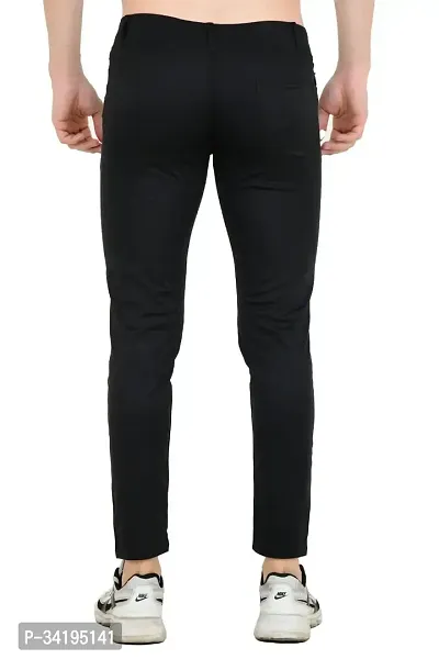 Comfits Regular Fit Men Black Track Pant-thumb2