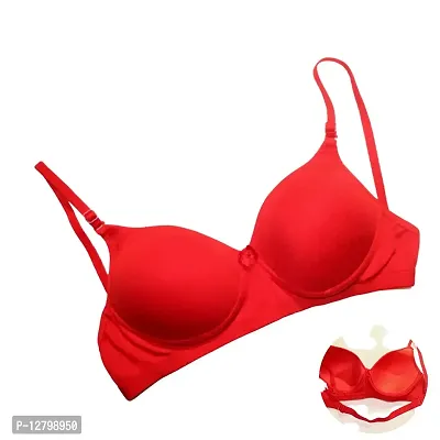 Deevaz Combo of 2 Everyday Non Padded Non-Wired Cotton Rich Bra In Pri –