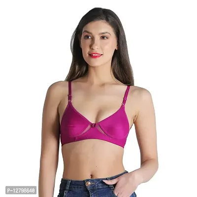 Deevaz Combo of 2 Non-Padded Cotton Rich cross back Sports Bra In Hot- –
