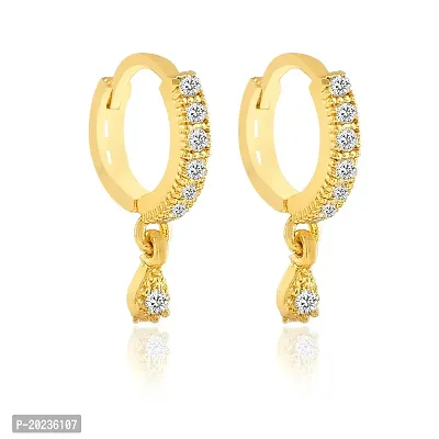 Twinkling New Fancy Nose Pin's  Nose Ring  Earring Gold-Plated White Ad Studded Nose Pins For Women And Girl (Pack Of 2)