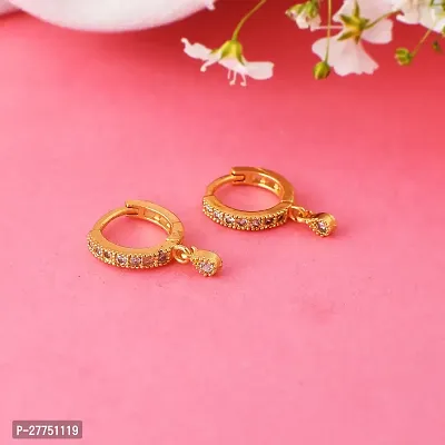 Maan Beautiful Gold Plated Ad Piercing Nose Ring Bali Round Nosepin Combo For Woman And Girls