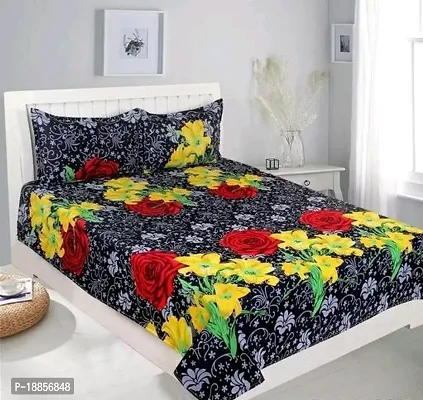 Beautiful Polycotton Printed Bedcover For Bed-thumb0