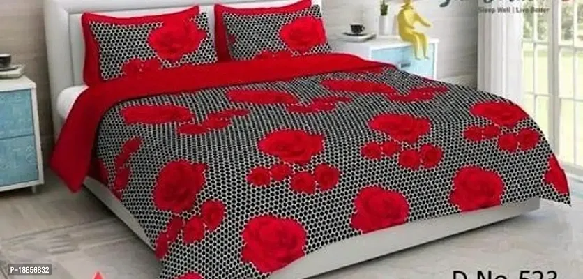 Beautiful Polycotton Printed Bedcover For Bed-thumb0