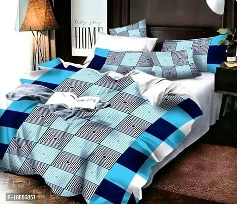 Beautiful Polycotton Printed Bedcover For Bed-thumb0