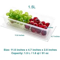 2Pcs Fridge Storage Boxes 1500ml-thumb3