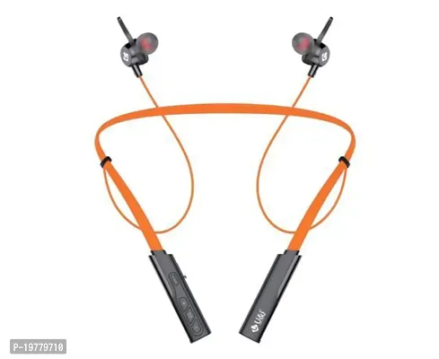 Stylish Orange In-ear Bluetooth Wireless Headphones-thumb0