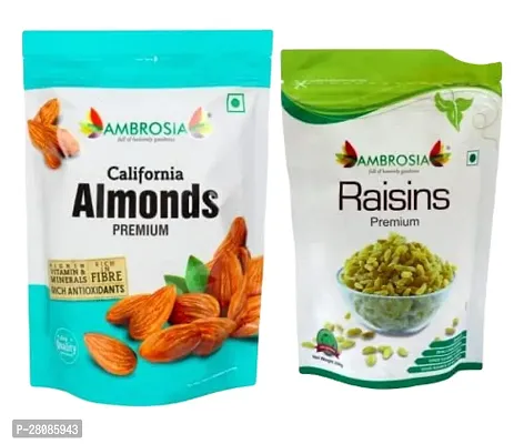 Nuts and Dry Fruit Combos 750g (Almond Kernels 500g and Raisins 250g)