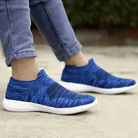 Socks Stylish Shoes , Walking Shoes , Light Weight Sports Shoes Running Shoes For Men nbsp;(Blue)-thumb2