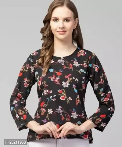 Women Stylish Printed Blouse Top-thumb0