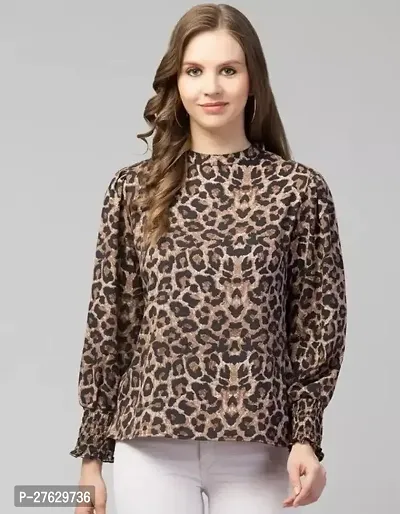 Pretty Retro Women Animal print Tops  Tunics-thumb0