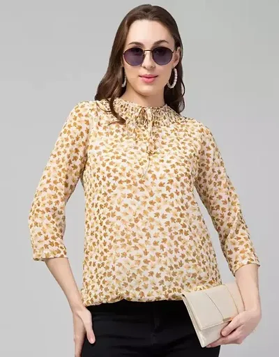 Shrashti Women and Girls Scoop Neck top with Lace design