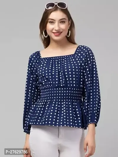 A.L.K Womens Square neck  Full sleeve Top