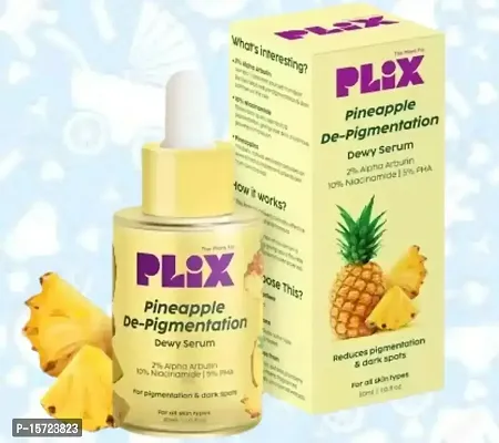 PLIX 3% Tranexamic Acid + Mandelic Acid Skin Perfecting Dewy Face Serum (30 ml), For Women  Men | Hyperpigmentation  Dark Spots, With 2% Alpha Arbutin for Skin Brightening-thumb0