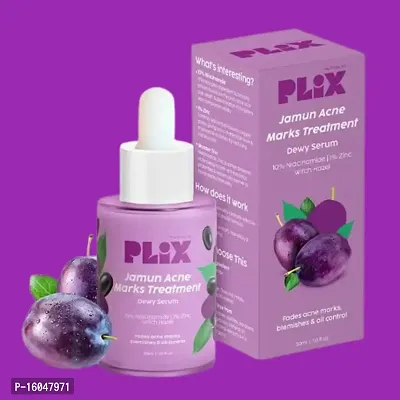 PLIX Jamun Active Acne Control Dewy Serum 30 ml (New Pack)-thumb0