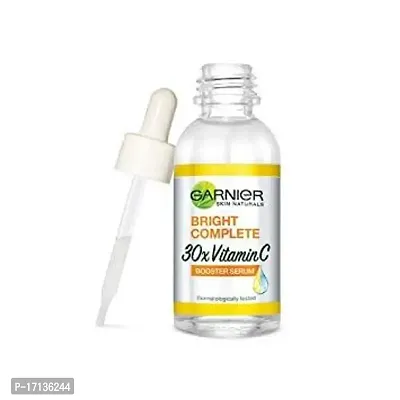 Garmier Skin Naturals, Face Serum, Brightening and Anti-Dark Spots, Bright Complete Vitamin C Booster,-30ml-thumb0